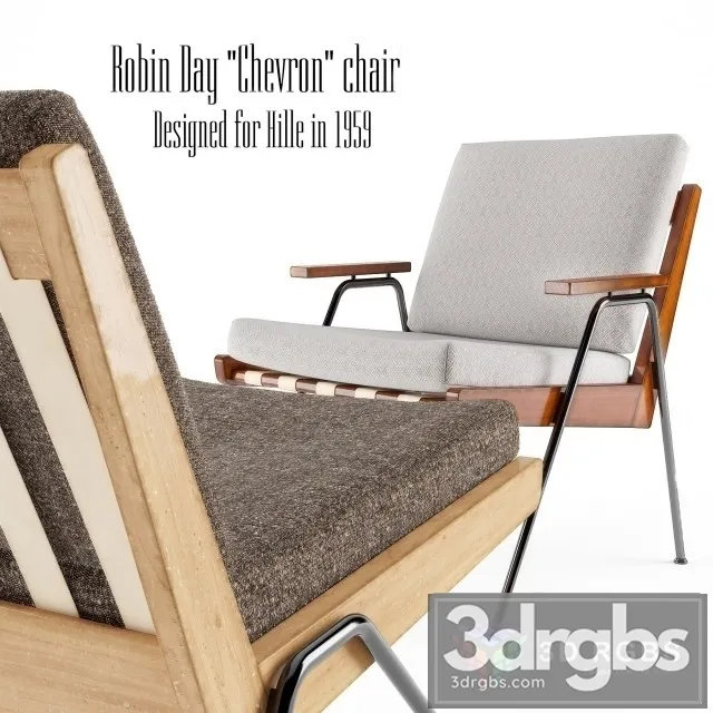 Robin Day Chevron Chair 3dsmax Download