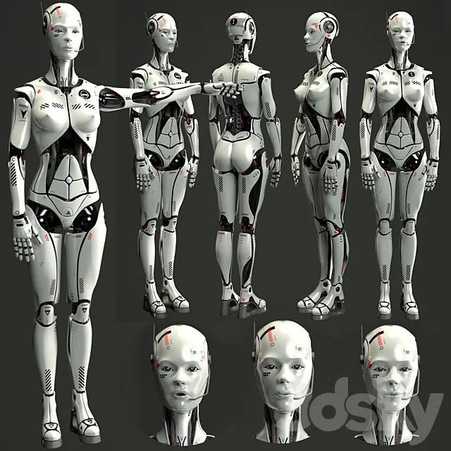 Robot 3DS Max Model