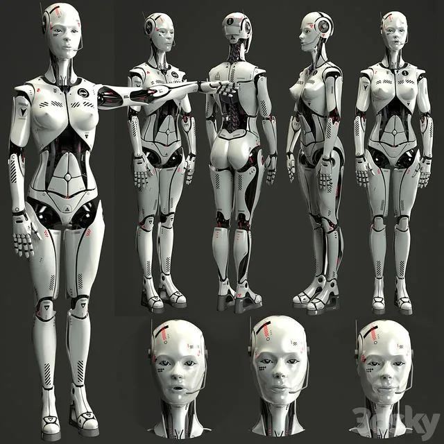 Robot 3dsMax Model