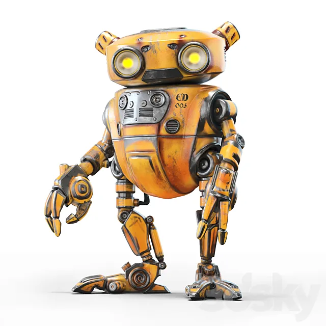 Robot Eddie 3ds Max