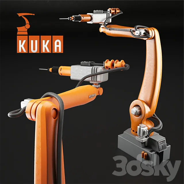 Robot kuka 3ds Max