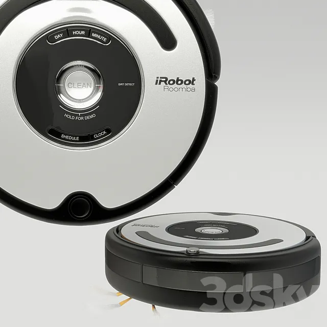 Robot Vacuum Cleaner iRobot Roomba 560 3DS Max Model