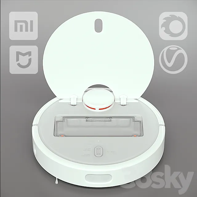 Robot vacuum cleaner Xiaomi Mijia 3DSMax File