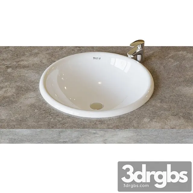 Roca foro washbasin d40 cm, built-in top 327872000