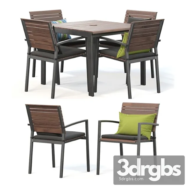 Rocha ii dining set 2 3dsmax Download