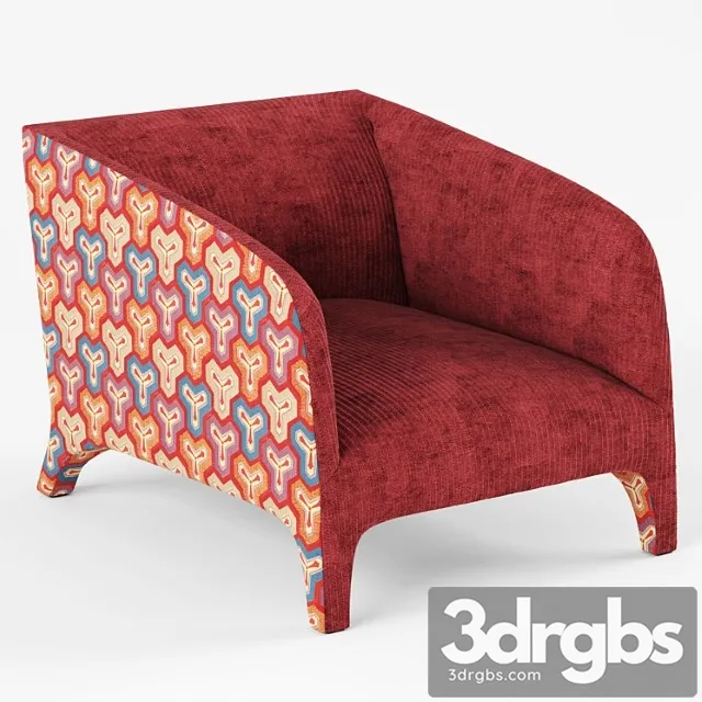 Roche Bobois Arcade Armchair 3dsmax Download