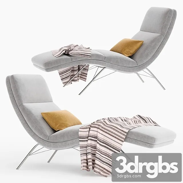 Roche bobois calibri lounge chair 2 3dsmax Download
