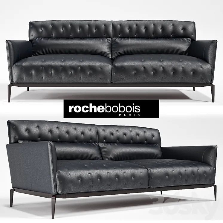 ROCHE BOBOIS CLARIDGE 3-SEAT SOFA 3DS Max