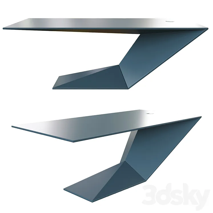 Roche Bobois Furtif Large Desk 3DS Max Model