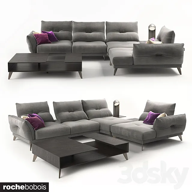 Roche Bobois ITINERAIRE CORNER COMPOSITION 3ds Max