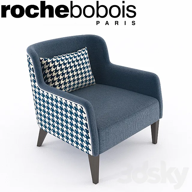 Roche-Bobois jazzy arm chair 3DS Max Model