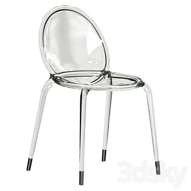 Roche Bobois Loop chair crystal 3DS Max Model