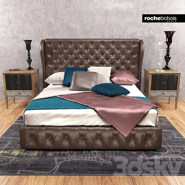 ROCHE BOBOIS MAESTRO BED 3DS Max Model