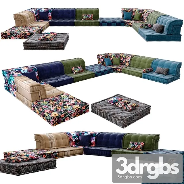 Roche bobois mah jong sofa 2 3dsmax Download
