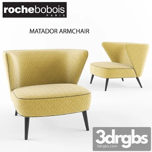 Roche Bobois Matador Armchair 1 3dsmax Download