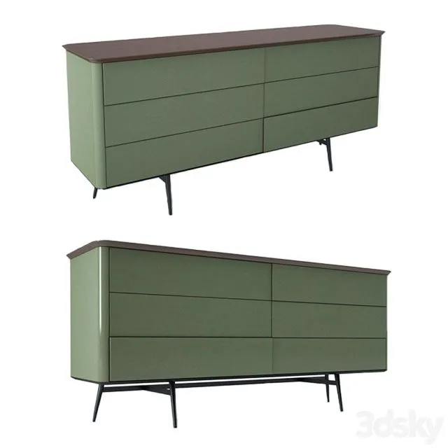 Roche Bobois Octet Dresser 3dsMax Model