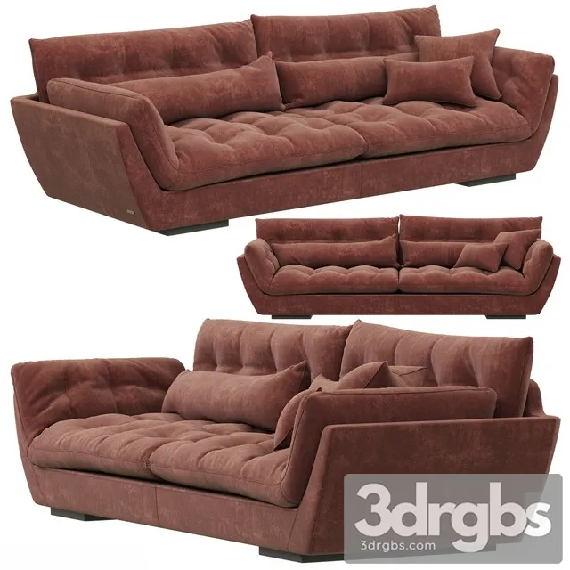 Roche Bobois Originel Large 4 seat sofa 3dsmax Download
