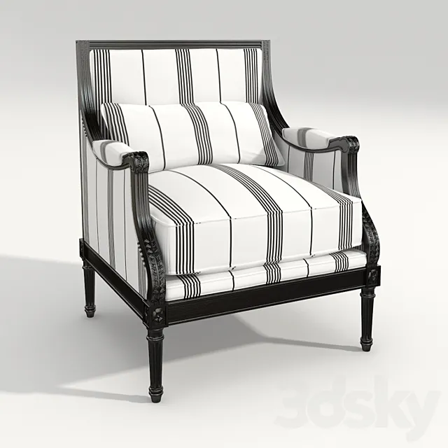 Roche Bobois Premium chair 3DS Max Model