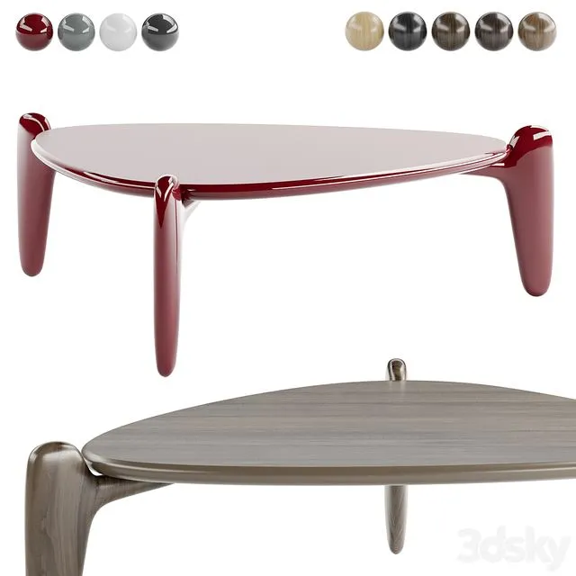 Roche Bobois PULP Triangular cocktail table 3dsMax Model