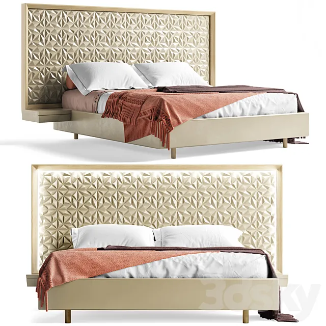 Roche Bobois Rosace Bed 3DSMax File