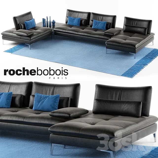 Roche Bobois Sofa Scenario set 3DS Max Model