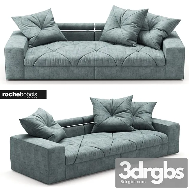 Rochebobois discourse 5 seat sofa 2 3dsmax Download