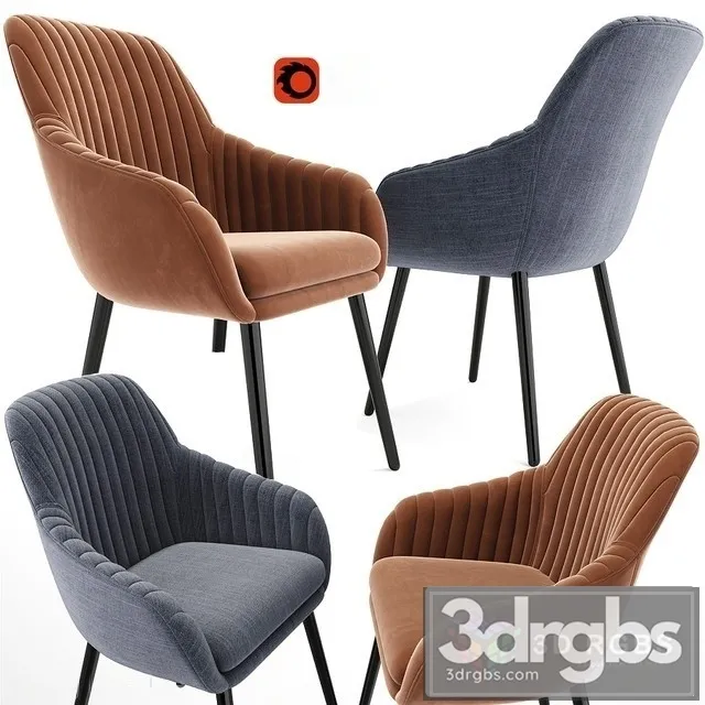 Rochelle Strip Lounge Chair 3dsmax Download