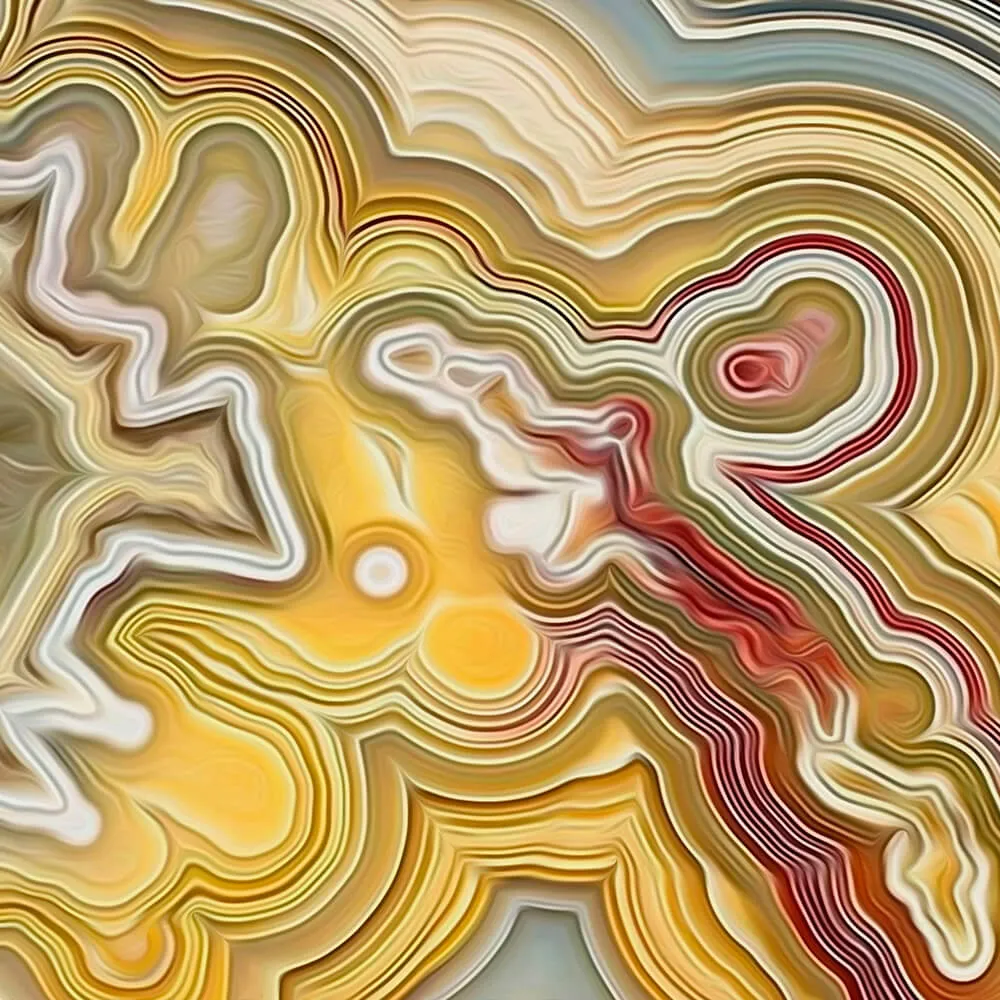 ROCK AND WALL – Wallpaper Agate yellow 3ds Max