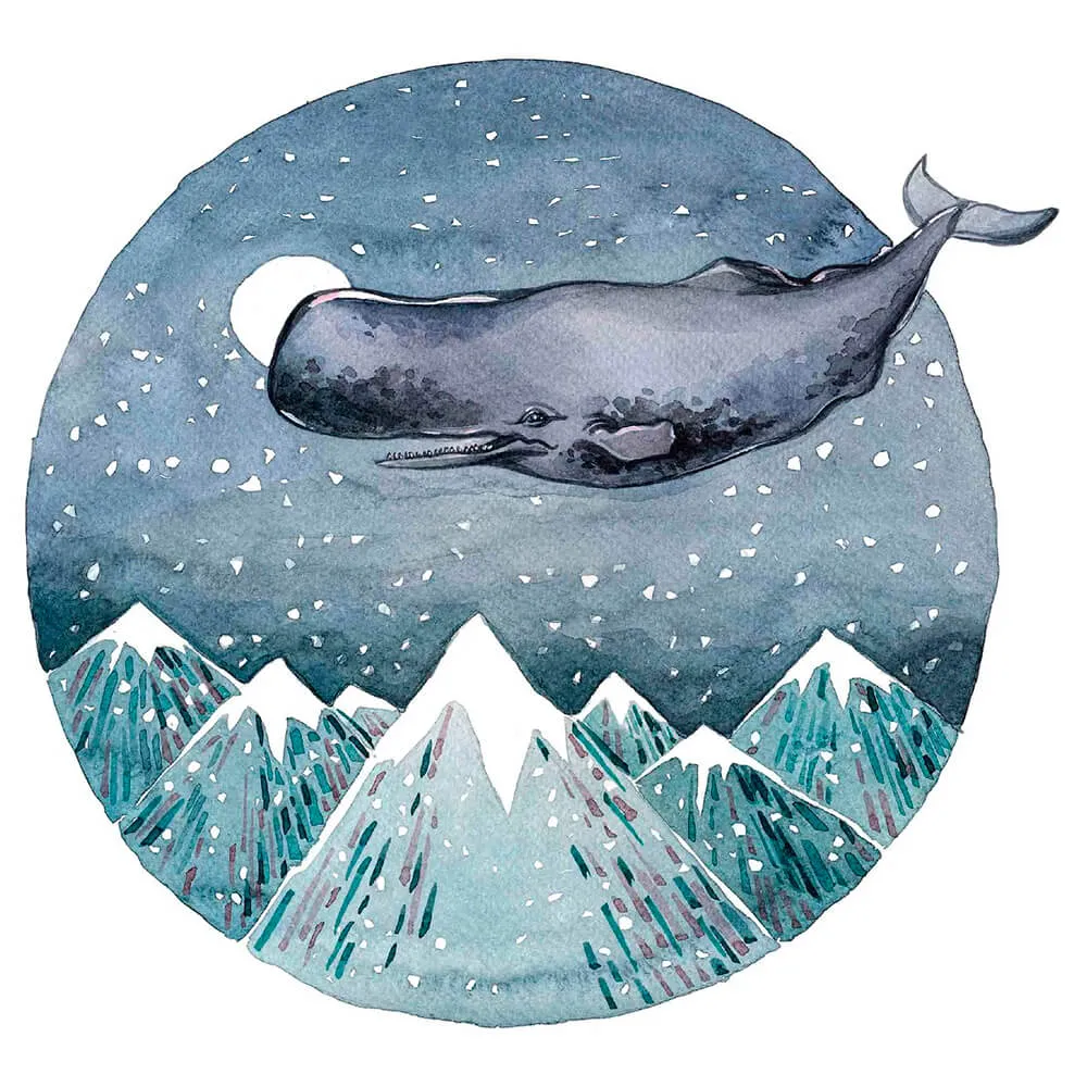 ROCK AND WALL – Wallpaper Cachalot in the mountains 3ds Max