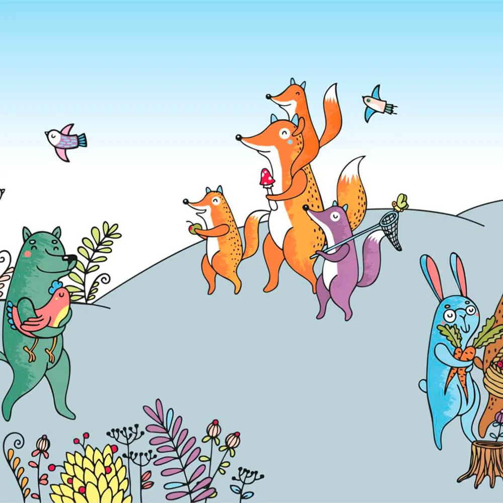 ROCK AND WALL – Wallpaper Forest animals 3ds Max