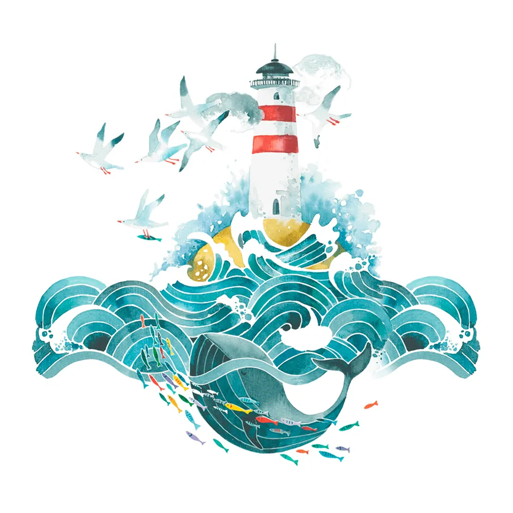 ROCK AND WALL – Wallpaper Lighthouses 3ds Max