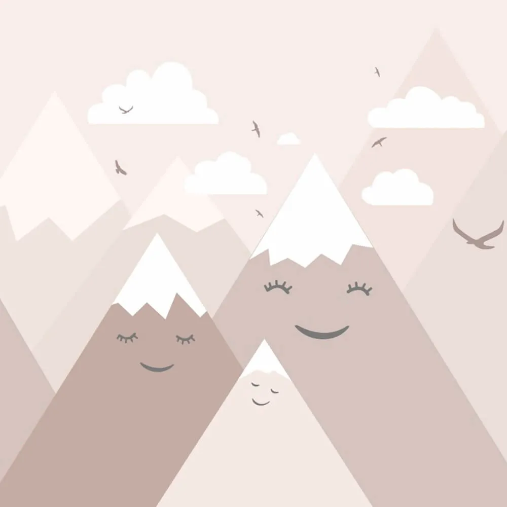 ROCK AND WALL – Wallpaper Pink mountains 3ds Max