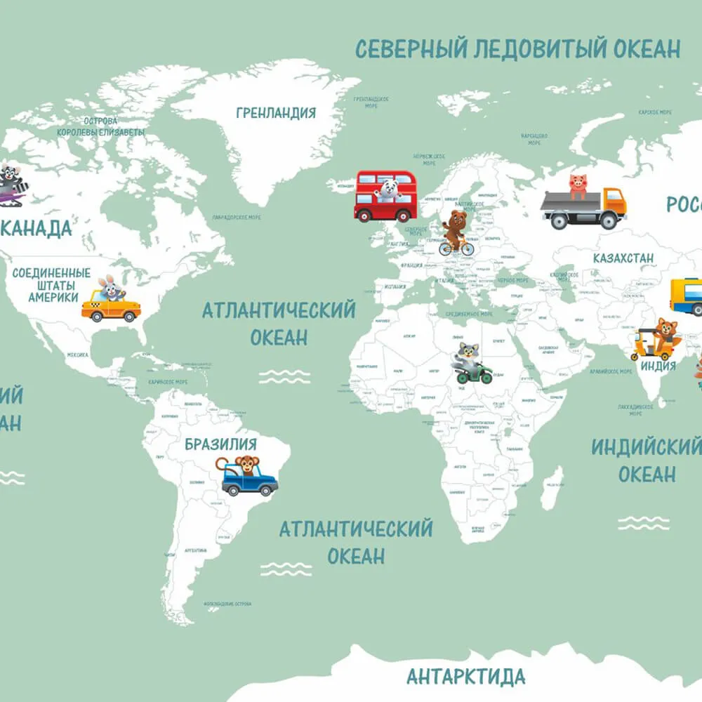 ROCK AND WALL – Wallpaper World map with transport 3ds Max