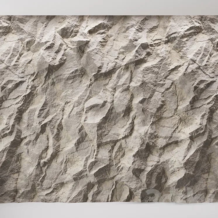 Rock cliff wall ?35 3DS Max