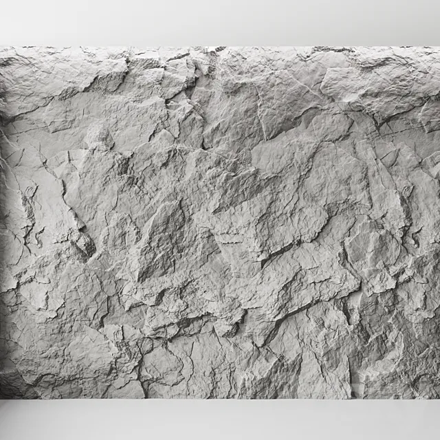 Rock cliff wall №65 3ds Max