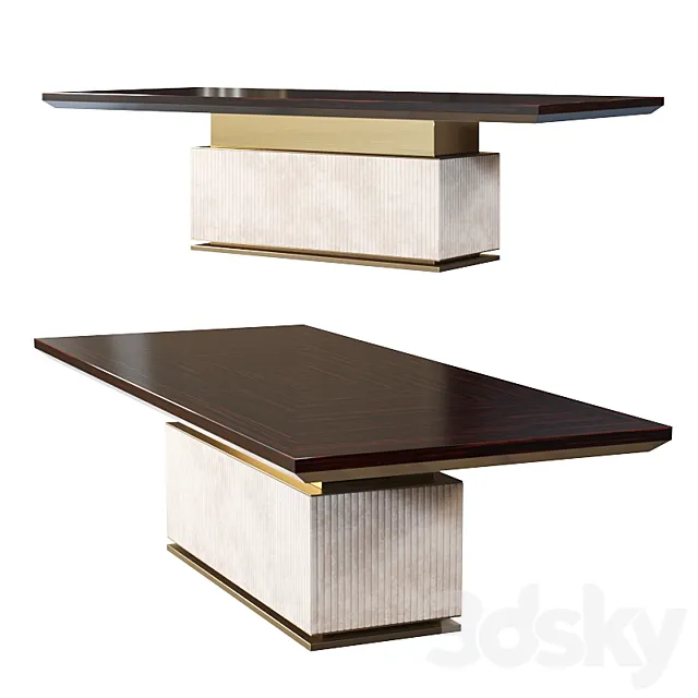 Rock R Capital Table 3ds Max