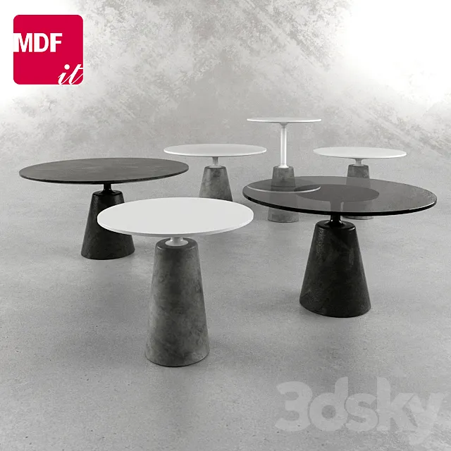 Rock Table 3DS Max Model