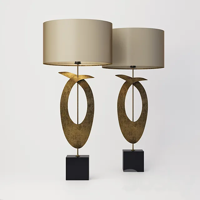 Rockefeller Lamp Porta Romana 3ds Max