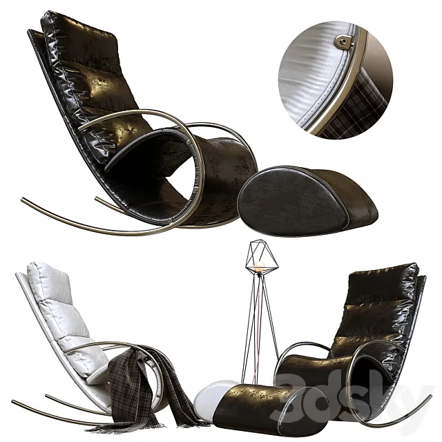 Rocking-chair 1810 Lux-4 3DSMax File