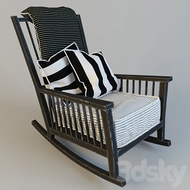 rocking chair 3ds Max