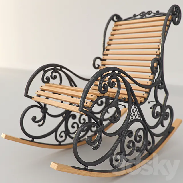 rocking chair 3DS Max Model