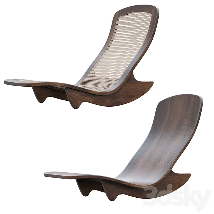 Rocking chair 3DS Max