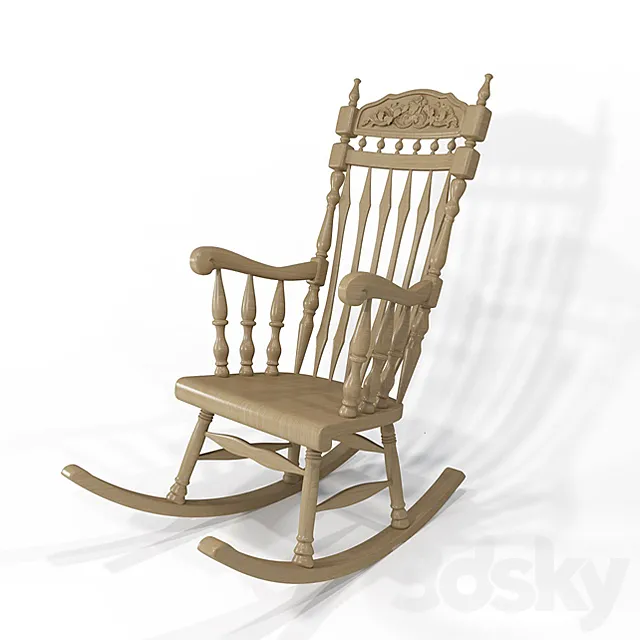 Rocking chair 3DSMax File