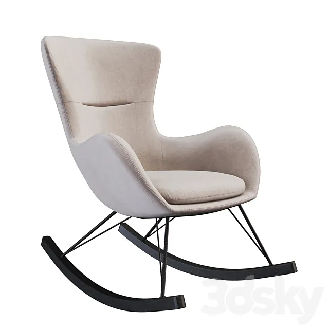 Rocking chair Oslo 3ds Max