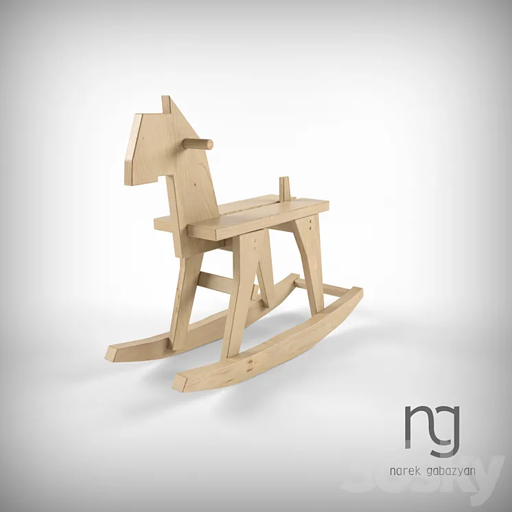 Rocking Horse 3DS Max