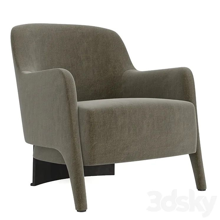 Rodolfo Dordoni Armchair 3DS Max