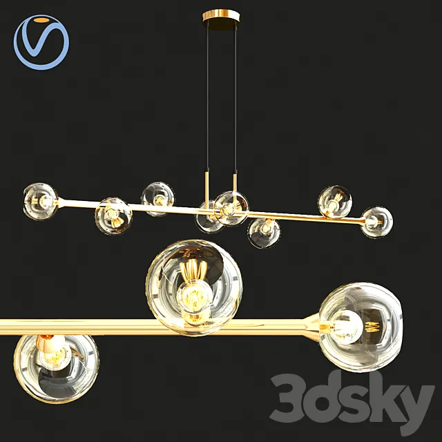 Roger pendant light 3ds Max