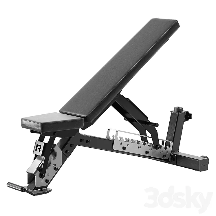 Rogue Adjustable Bench 3DS Max Model