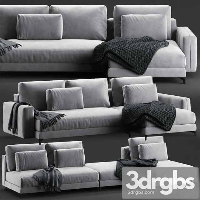 Rolf benz 007 nuvola sofa set 2 3dsmax Download