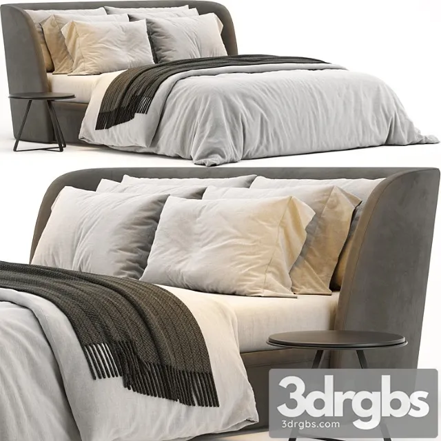 Rolf Benz 1400 Tondo Fabric Bed 3dsmax Download